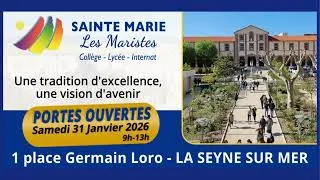 Miniature : Journée Portes Ouvertes 2026 – Collège & Lycée Sainte-Marie Les Maristes | La Seyne-sur-Mer