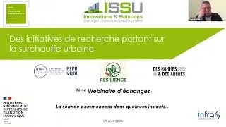 Miniature : [Webinaire #3] Ensemble contre la surchauffe urbaine - PN ISSU - 9 avril 2026