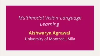 Miniature : Day 10 - A. Agrawal: Multimodal Vision-Language Learning