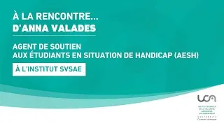 Miniature : Anna VALADES - Agent de soutien aux étudiants en situation de handicap