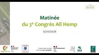 Miniature : All Hemp 2026 : ouverture du congrès par Nathalie Fichaux, directrice d’InterChanvre