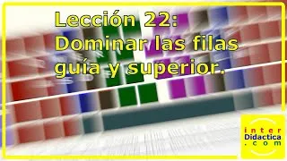 Miniature : Lección 22: Dominar las filas guía y superior del teclado. Curso Gratis de Mecanografía.
