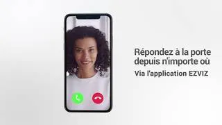 Miniature : Sonnette WiFi DB1 - détecteur PIR & couverture visuelle 180° - vision nocturne 5m - EZVIZ