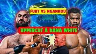 Miniature : Francis Ngannou 🆚 Tyson Fury: combat légendaire entre 2 titans | Dana White est K.O.