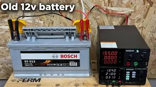 Miniature : Your 12V battery will last forever! We reanimate an OLD battery without spending money