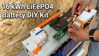 Miniature : SAVE Thousands - how to make home solar battery backup 48v 300Ah Battery
