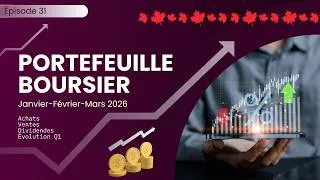 Miniature : UPDATE Portfolio 1e trimestre 2026 | CANADA | CELI | REER | Episode 31
