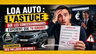 Miniature : LOA Auto : L'astuce que les concessionnaires espèrent que tu ignores