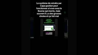 Miniature : La retraite par capitalisation, c’est bien, mais qu’il y a des chutes de marché ça fait mal