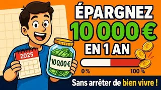 Miniature : 💰 Comment Épargner Rapidement 10 000 € en Seulement 6 Mois (Le Plan Étape par Étape)