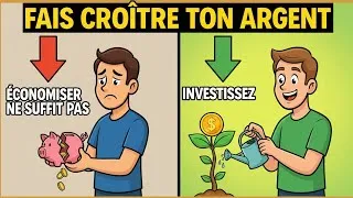 Miniature : Pourquoi Épargner ne suffit pas pour devenir RICHE 💰 | L’INVESTISSEMENT est la vraie solution 📈