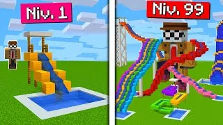 Miniature : Les Meilleurs Toboggans de Niveau 1 à Niveau 9999999 sur minecraft