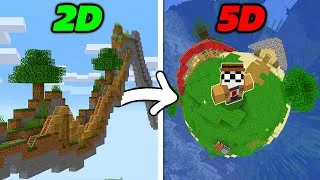Miniature : J'ai refais Minecraft en 1D, 2D, 3D, jusqu'à la 5D..