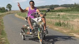 Miniature : Tricycle électrique ► version plus rapide & puissante