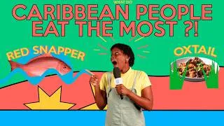Miniature : What caribbean people eat the most ?! 