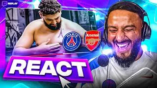 Miniature : 😂L'IMMIGRE PARISIEN REAGIT AU VLOG DE  @mohamedhenni837 ET SON TATOUAGE ! (PSG-ARS) BACK TO BACK🔥