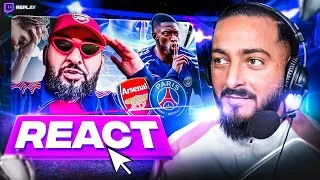 Miniature : ⚽L'IMMIGRE PARISIEN REAGIT AU VLOG DE  @mohamedhenni837    À ARSENAL !🔥 (arsenal-psg) ldc