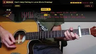 Miniature : Can't Help Falling In Love (Elvis Presley) | Easy Guitar Tutorials with Chords & Lyrics