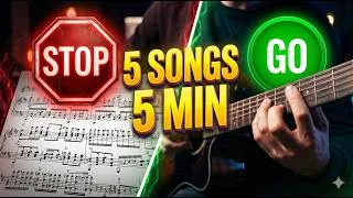 Miniature : 5 Easy Songs for Beginners (TABS & Chords)