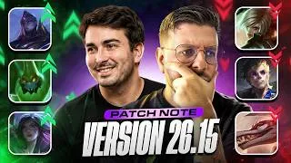 Miniature : PATCH NOTE 26.15 : AEGIS OF VALOR REWORK (ENFIN) ! RIVEN NERF & BELVETH N'EXISTE PLUS ! NICO & IREAZ