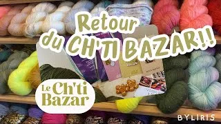 Miniature : Ma visite (pas prévue) au Ch'ti Bazar, mes 🤑, rencontres et ma sélection de châle à un écheveau 🐏🧶