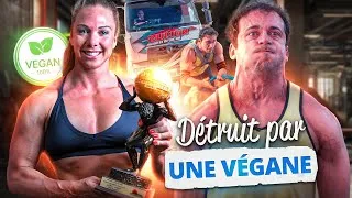 Miniature : La femme la plus forte de France me met en PLS 💀 @AngelineBerva​