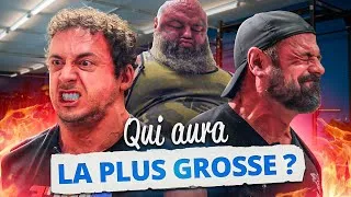Miniature : QUI AURA LA PLUS GROSSE ? Strongman ft.TENGO et HENRI @lescolosses