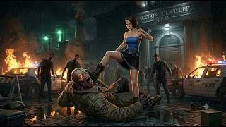Miniature : Resident Evil 3 Nemesis Gamecube : Nemesis Easy fight Hard Mode