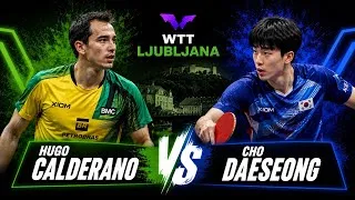 Miniature : Amazing Match 🔥 HUGO CALDERANO VS CHO DAESEONG | WTT Ljubljana 2024