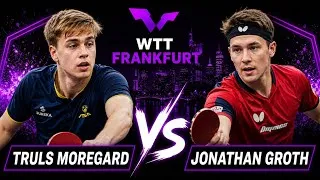 Miniature : Amazing Match ‼️ TRUSLS MOREGARD VS JONATHAN GROTH | WTT Frankfurt 2024