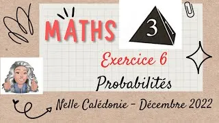 Miniature : BREVET CORRIGÉ MATHS 2022 sujet de Nouvelle Calédonie - exercice 6 #brevet #2023 #maths #3ème #3eme
