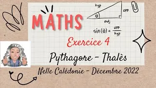 Miniature : BREVET CORRIGÉ MATHS 2022 sujet de Nouvelle Calédonie - exercice 4 #brevet #2023 #maths #3ème #3eme