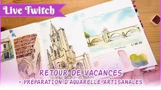Miniature : Live : Préparation Aquarelle artisanale