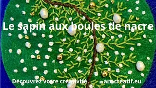 Miniature : Le sapin aux boules de nacre #noël