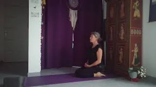 Miniature : Chatush padasana ,adho mukha svanasana,,marichyasana 3