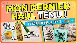 Miniature : Mon DERNIER HAUL TEMU... et j'ai trouvé une PÉPITE MAGIQUE ! 🪵✨
