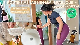 Miniature : 🧺 Routine ménage au naturel ✨ nos SECRETS pour une maison toujours PROPRE, RANGÉE et qui sent BON 🫧🧼