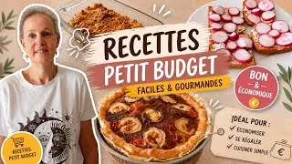 Miniature : 3 IDÉES RECETTES PETIT BUDGET | Faciles et Gourmandes