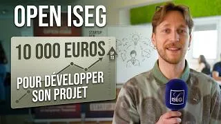 Miniature : 10 000 euros pour développer son projet | OPEN ISEG 2026
