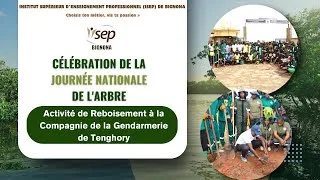 Miniature : L'ISEP de Bignona a organisé une activité de reboisement à la compagnie de  gendarmerie de Tenghory
