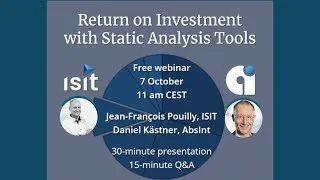Miniature : Maximize ROI with Static Analysis Tools for Safety & Security