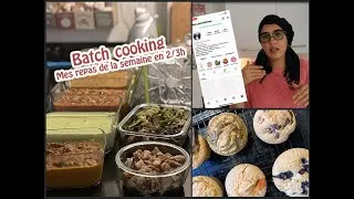 Miniature : Batch Cooking - Recettes Faciles - Préparation de mon menu de la semaine - الجدول الاسبوعي للوجبات
