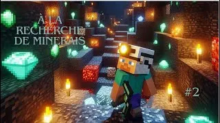 Miniature : Minecraft : On Explore et On Recherche des Minerais Rares sur minecraft #EP 2