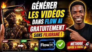 Miniature : Comment générer les vidéos gratuitement dans flow ia sans le filigrane