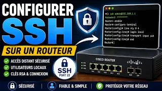 Miniature : Sécuriser l’accès à ton routeur, comment activer SSH sur un routeur Cisco | Sécurité #5
