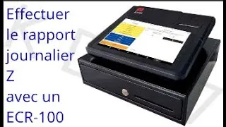 Miniature : Effectuer le Z ou le rapport journalier avec un ECR-100, chiffre d'affaire et historique, clôture, .