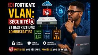 Miniature : 37-  FortiGate vLAN : Sécurité + Restrictions d'accès aux hôtes de confiance.