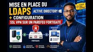 Miniature : 34- FortiGate + Active Directory LDAPS + SSL VPN | Configuration Complète