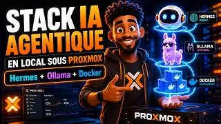 Miniature : La stack IA agentique qu'il vous faut en local sous Proxmox : Hermes Agent + Ollama + Docker