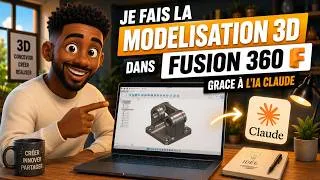 Miniature : Je fais la modelisation 3D dans FUSION 360 grace à l'IA claude